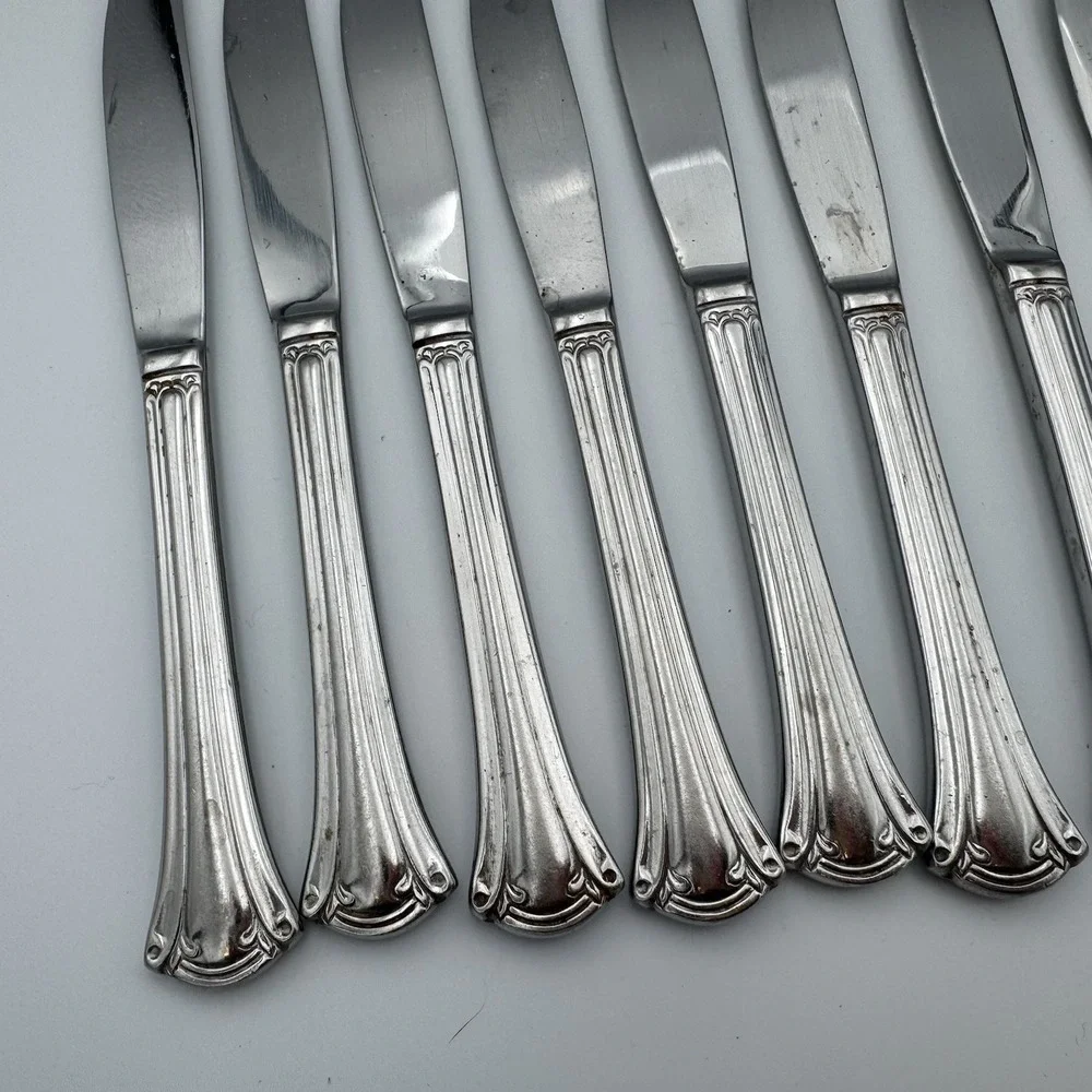 19 Piece Wallace RESPLENDENCE 18/10 Stainless‎ Flatware Fork Knife